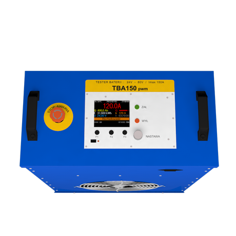 Tester baterii TBA150 - góra testera