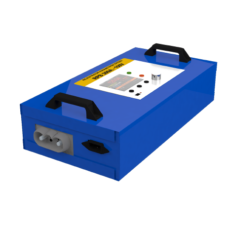 Rejestrator Parametrów Baterii RPB - bok
